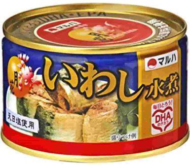 イワシ缶を食べて発毛効果